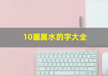 10画属水的字大全