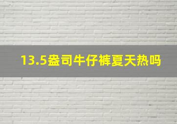 13.5盎司牛仔裤夏天热吗