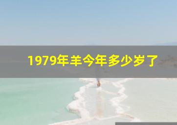 1979年羊今年多少岁了