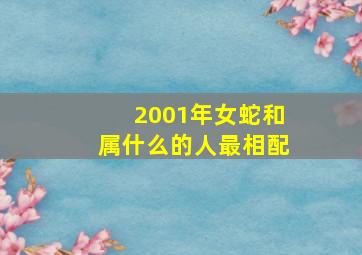 2001年女蛇和属什么的人最相配