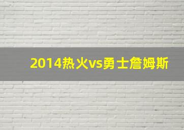 2014热火vs勇士詹姆斯