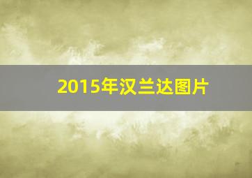 2015年汉兰达图片