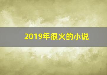 2019年很火的小说