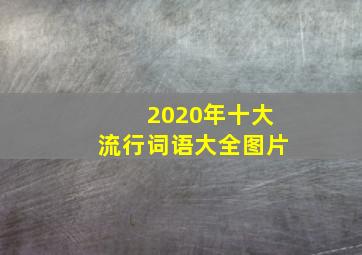 2020年十大流行词语大全图片