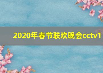 2020年春节联欢晚会cctv1