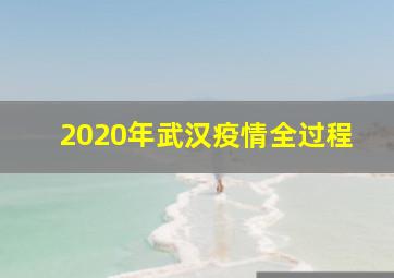 2020年武汉疫情全过程