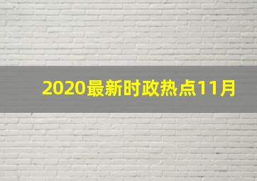 2020最新时政热点11月