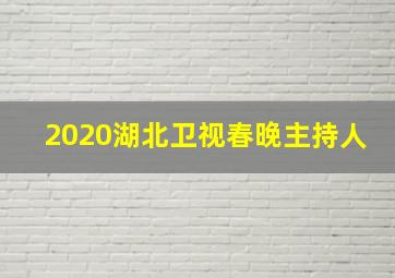 2020湖北卫视春晚主持人