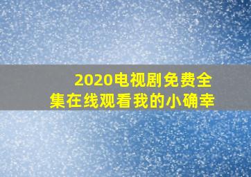 2020电视剧免费全集在线观看我的小确幸