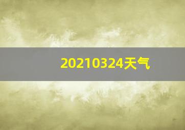 20210324天气