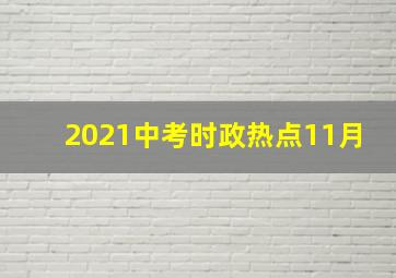 2021中考时政热点11月