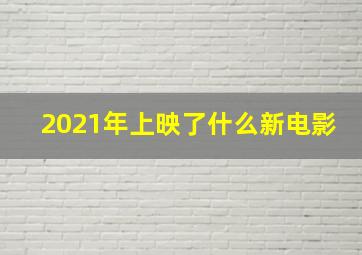 2021年上映了什么新电影