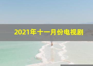 2021年十一月份电视剧