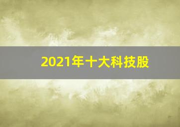 2021年十大科技股