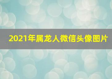 2021年属龙人微信头像图片