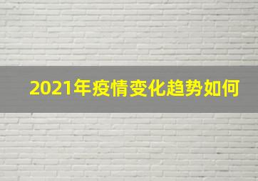 2021年疫情变化趋势如何