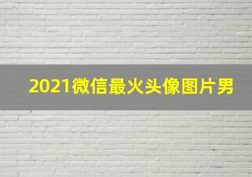 2021微信最火头像图片男