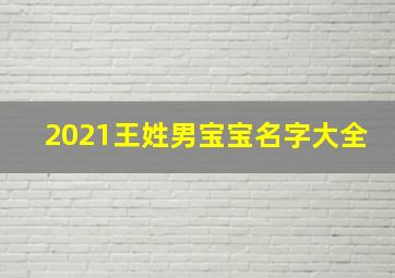 2021王姓男宝宝名字大全