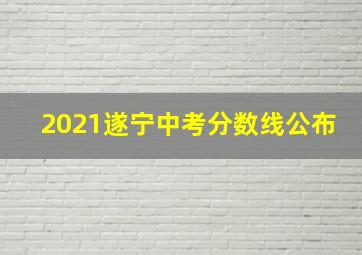 2021遂宁中考分数线公布