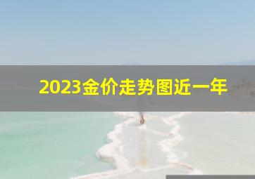 2023金价走势图近一年