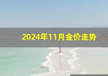 2024年11月金价走势