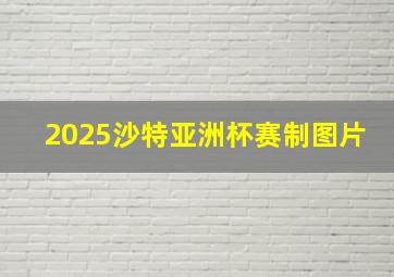 2025沙特亚洲杯赛制图片