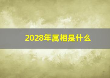 2028年属相是什么