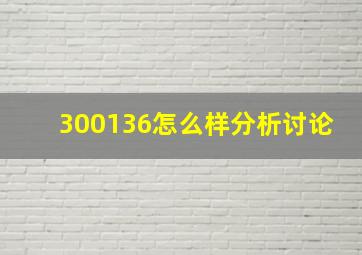 300136怎么样分析讨论