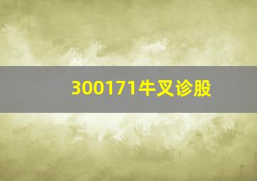 300171牛叉诊股