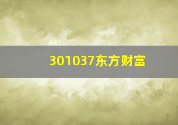 301037东方财富