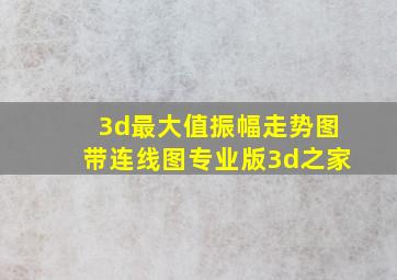 3d最大值振幅走势图带连线图专业版3d之家