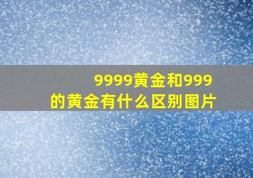 9999黄金和999的黄金有什么区别图片