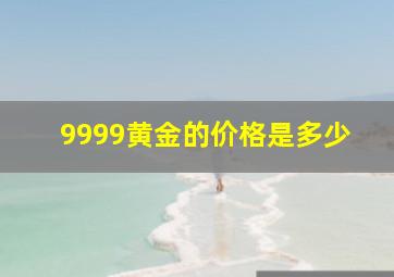 9999黄金的价格是多少