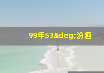 99年53°汾酒