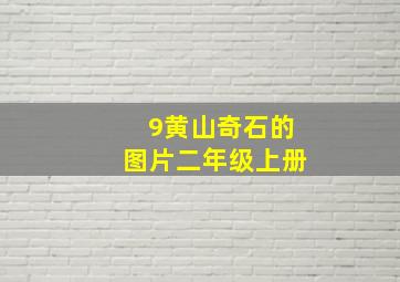 9黄山奇石的图片二年级上册