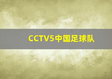 CCTV5中国足球队