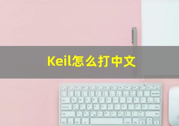 Keil怎么打中文