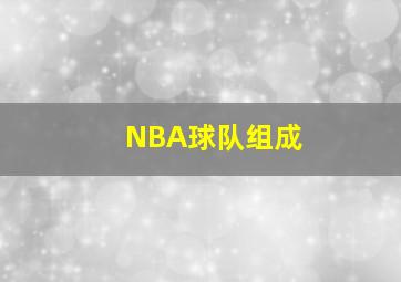 NBA球队组成