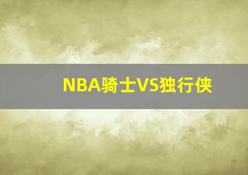 NBA骑士VS独行侠