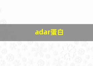 adar蛋白