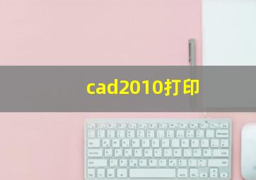 cad2010打印