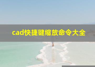 cad快捷键缩放命令大全