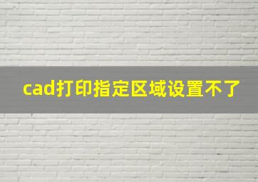 cad打印指定区域设置不了