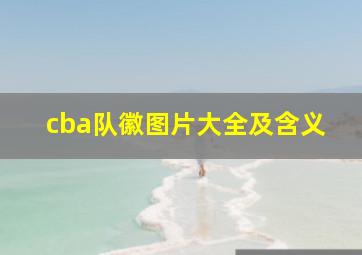 cba队徽图片大全及含义