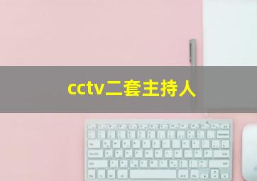 cctv二套主持人