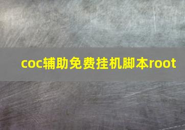 coc辅助免费挂机脚本root