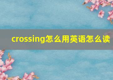 crossing怎么用英语怎么读