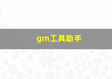 gm工具助手