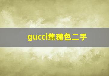 gucci焦糖色二手