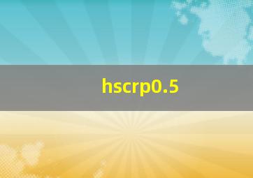 hscrp0.5